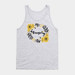 Fangirl Floral Yellow Tank Top